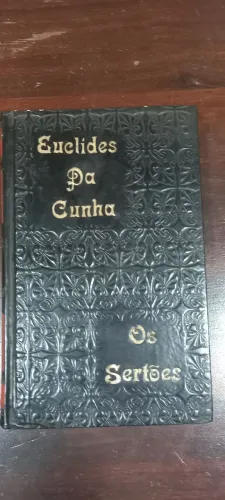 Livro antigo Euclides da Cunha os sertões.