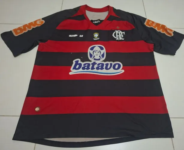 Camisa Original Flamengo Olympikus patch campeão brasileiro 2009 #10 Adriano