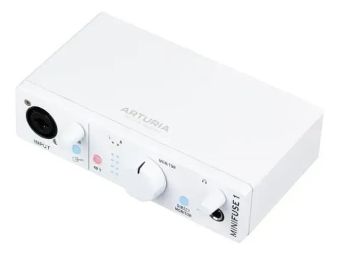 Interface De Áudio Usb Arturia Minifuse 1 Para Gravação