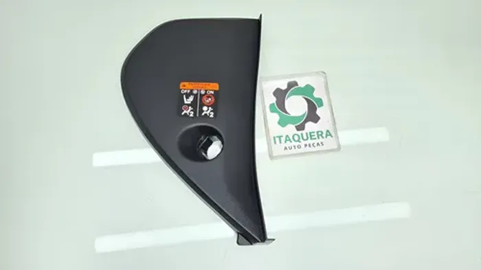 Acabamento Canto Painel Lado Direito Honda City 2021 Preto