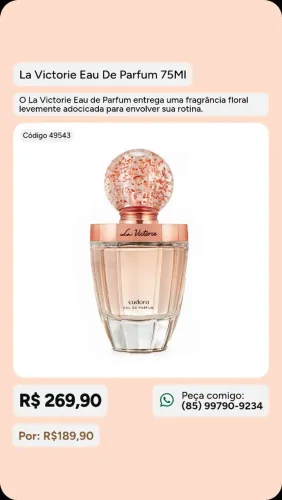 Promoção Eudora La Victorie
