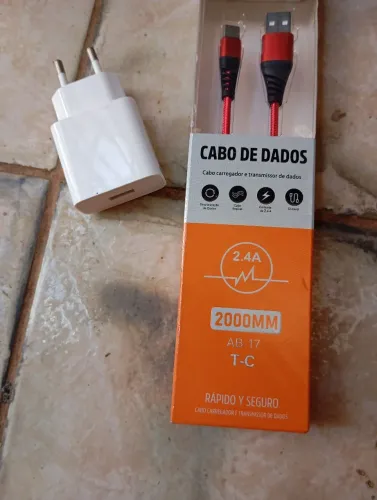 Carregador original + Cabo tipo C 2 metros