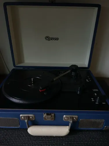 Vitrola e Discos de Vinil (mais de 50 discos)