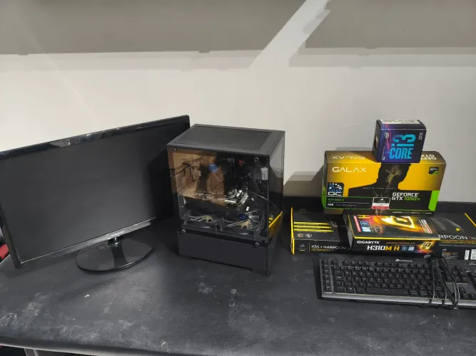 Pc gamer i3 *ti 16gb de ram monitor 27