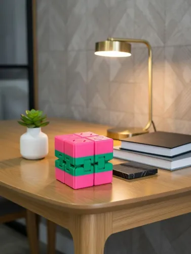 Cubo Articulado 3D Brinquedo Antiestresse