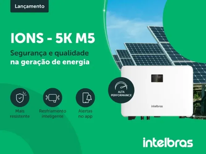 KIT SOLAR ,INVERSOR 5K INTELBRAS 11 MODULOS DE 620, PERFIL, CABOS