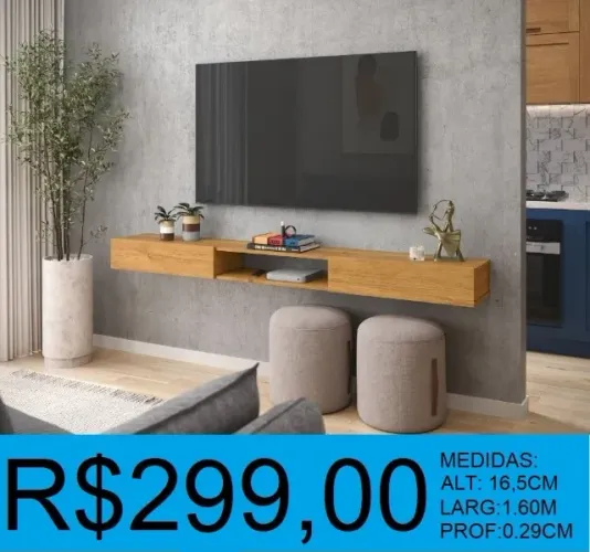 Rack suspenso nicho 1.60 - temos a pronta entrega