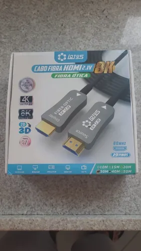Cabo HDMI na caixa (40m). Nunca foi usado! 
