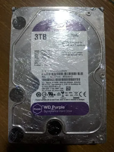 HD Interno WD Purple, 3TB, SATA, 3.5