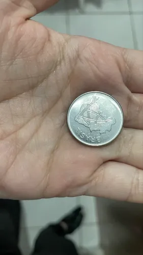 Moeda 10 Cruzeiros 1984 Reverso Invertido Rara - Aço? 