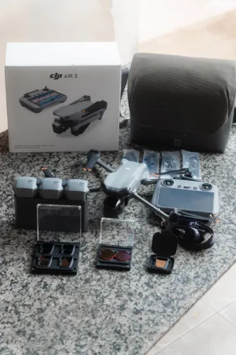 Drone Dji Air 3 Com 7 Filtros Da Freewell Vndxmist E Nd