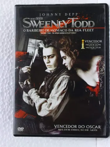 Dvd - Sweeney Todd O Barbeiro da Rua Fleet Johnny Depp