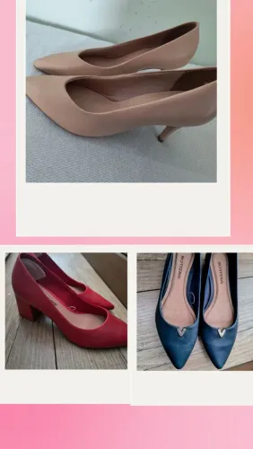 Três sapatos tamanho 34 - 2 Boterro e 1 Happy walk