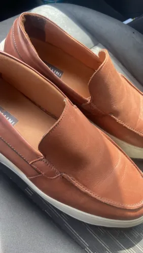 Mocassim Di Pollini em couro - usado