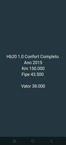 Hyundai HB20 Comf./c.plus/c.style 1.0 Flex 12V 2015