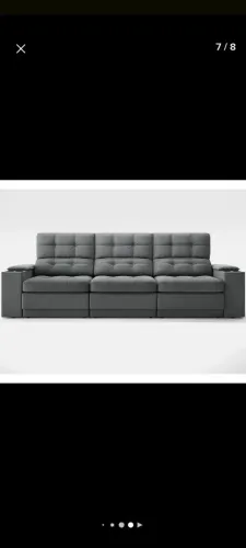 Vendo jogo de sofá! Conforme foto . Novo sem uso , por conta que não serviu em minha casa