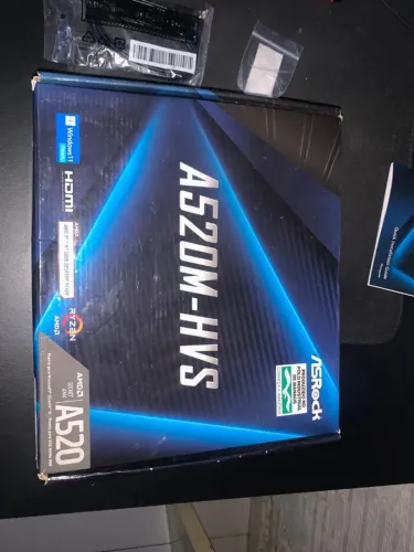 Placa Mae MSI A520M Com Defeito / Nao Liga (na caixa ASRock)