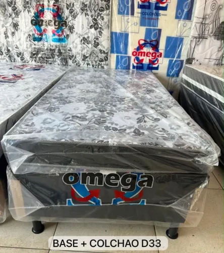 Base + Colchão D33 Solteiro NOVO $699 entrega grátis