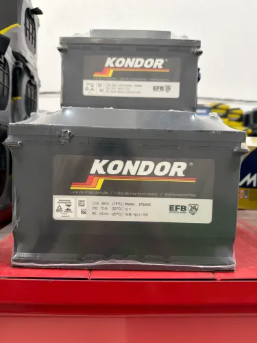Bateria 72ah EFB START STOP kondor 2 anos de garantia
