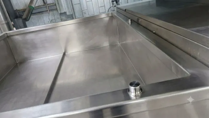 Coifa inox caixote ou não 150x130 aço 304