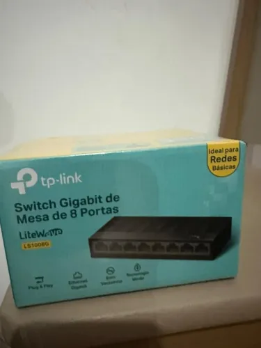 Switch 8 Portas Tp-Link LS1008G Gigabit 10/100/1000