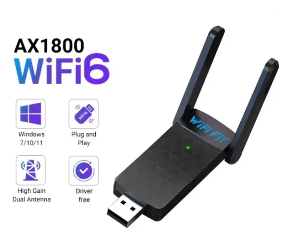 Adaptador USB WiFi 6, AX900 + Bluetooth 5.4