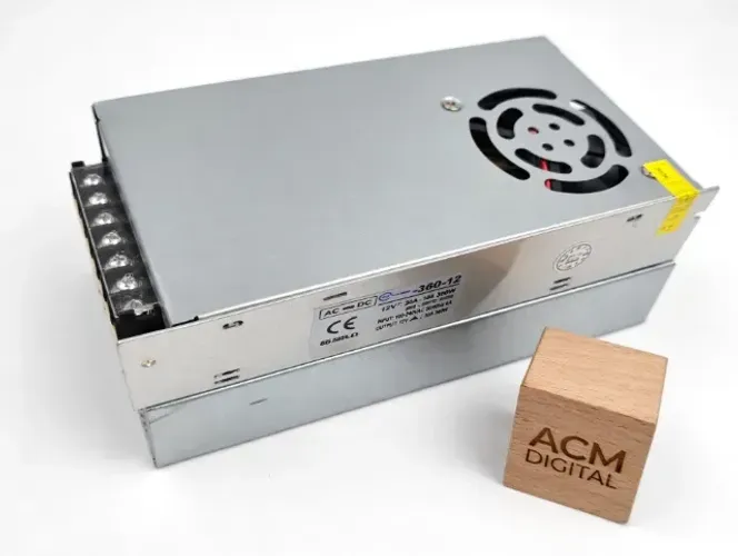 FONTE COLMEIA 12V 30A 360W - S-360-12 - COM COOLER INTERNO
