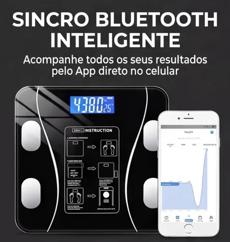 Balança Digital de Bioimpedância