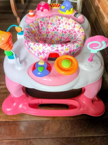 Andador Cosco Rosa 4x1