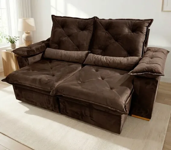 Baixou o preço ! R$1.099 Sofá Retrátil Reclinável 2.00 Largura