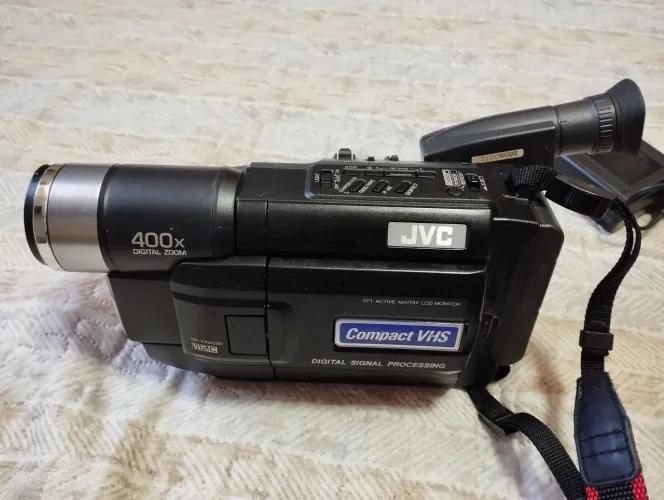 Filmadora JVC GR-AMX 230 completa com manual.