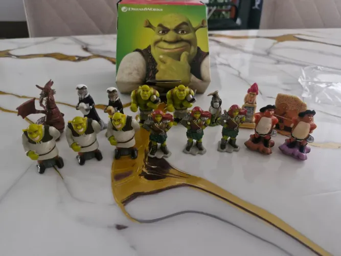 Coleção Shrek Para Sempre Completa - Kinder Ovo
