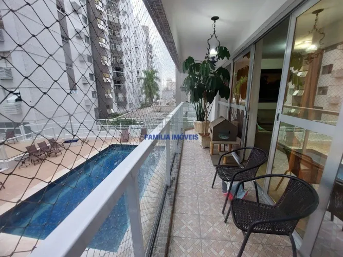 Apartamento à venda em Santos bairro Aparecida 4 quartos e sacada