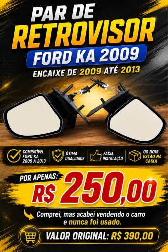 VENDO RETROVISOR DO FORD KA