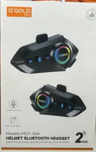 Intercomunicador para capacete 2 unidades