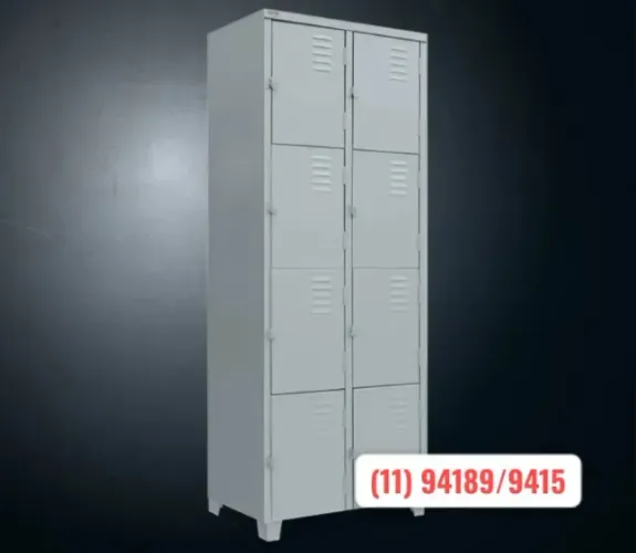 armário para funcionário com 8 portas