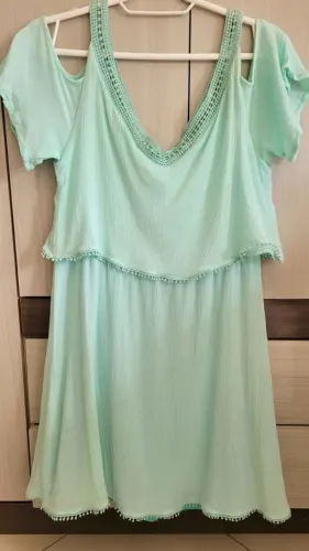 Vestido manga ciganinha tamanho G
