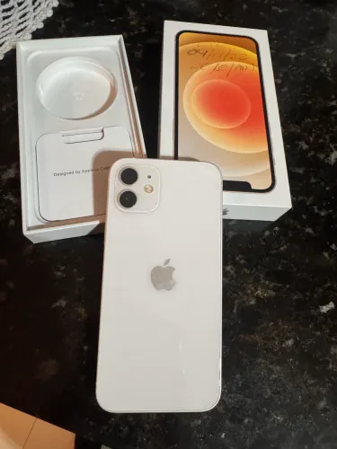 IPHONE 12 BRANCO 128GB IMPECÁVEL