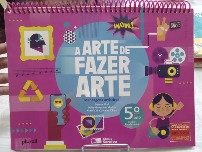 Livro didático editora saraiva do 5° ano A Arte de Fazer a Arte do professor 