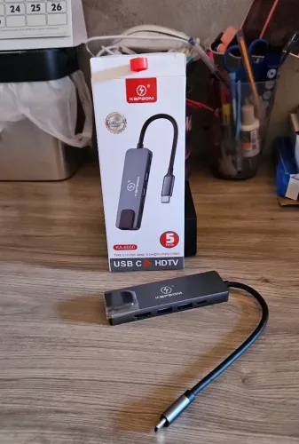 Rub USB tipo-C+ HDMI + internet