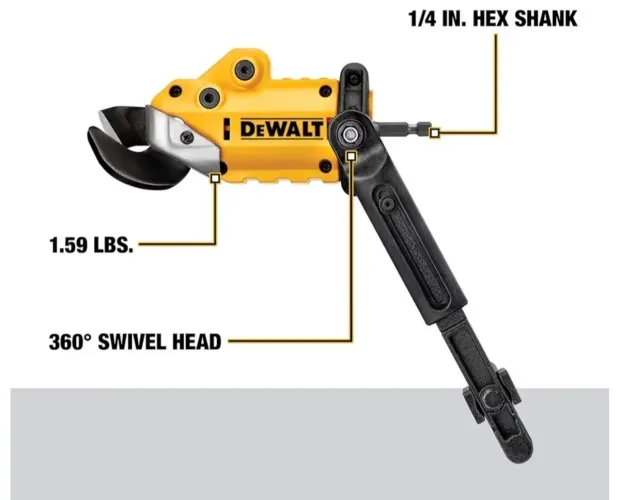 Dewalt Tesoura para Chapa Impact Connect