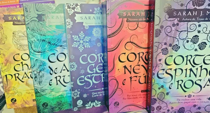Livros Corte de Espinhos e Rosas kit 5 volumes