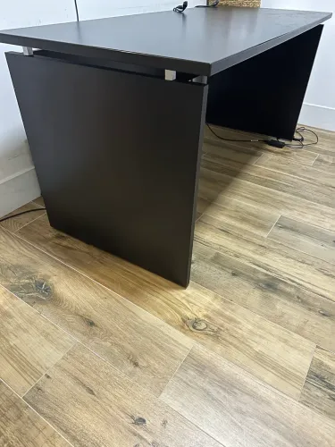 Mesa escritório preta grande