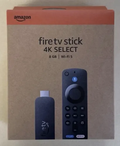 Amazon Fire TV Stick 4K (SELECT) Vega OS, Wi-Fi 5 - 1GB, de RAM e 8GB, interno, Quad-Core