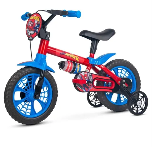 Bicicleta homem aranha aro 12