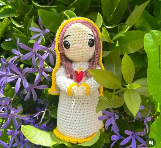 Amigurumi Nossa Senhora de Fátima