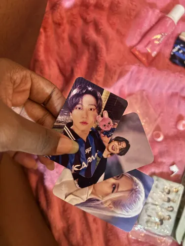 Kit 3 Photocards K-Pop (Changbin SKZ, Jimin BTS, Rosé Blackpink)