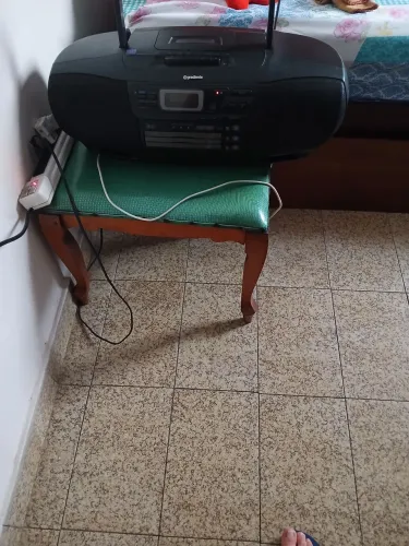 Rádio com toca fita e cd