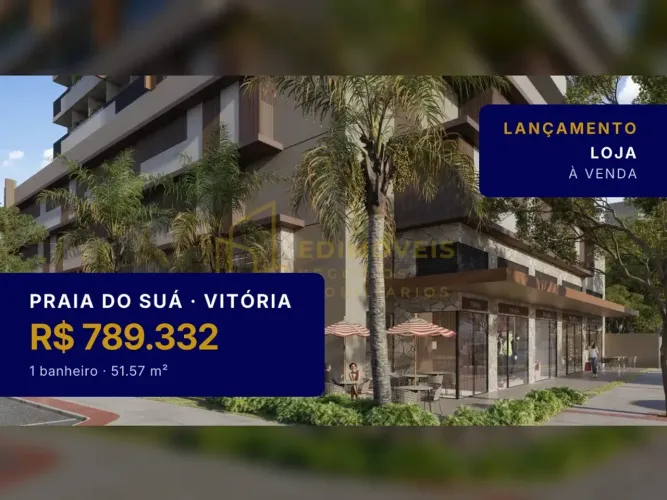 Oportunidade! Loja comercial na Praia do Suá com alta visibilidade