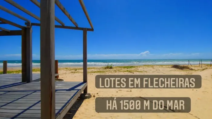 Lote/terreno com 200 metros quadrados em Flecheiras - Ce há 1500 metros do mar